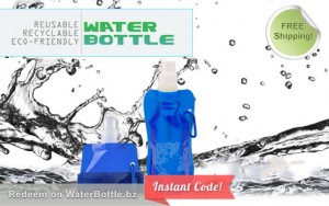 $4 for a Reusable Roll-Up Water Bottle from WaterBottle.bz