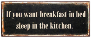 breakfast in bed