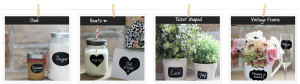 CHALKBOARD VINYL STICKERS