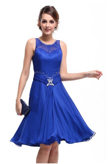 Blue Semi Formal Dress For 39.99 Shipped
