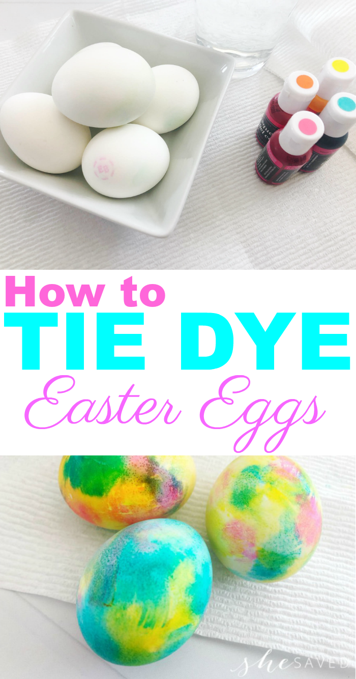 How to Tie Dye Easter Eggs (the easy way!) 