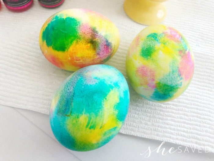 How to Tie Dye Eggs