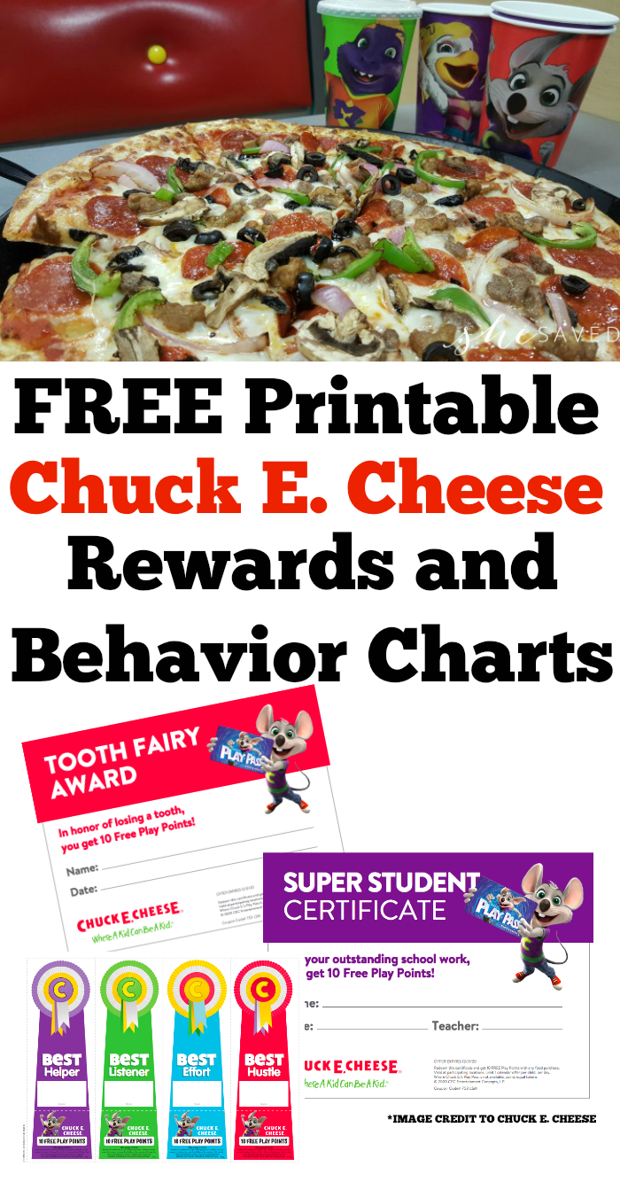 CHUCK E. CHEESE COUPONS AND REWARDS