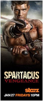 Winner, Winner, WINesday #1: Spartacus: Vengeance (a STARZ original series) Premiere Gift Package Giveaway!