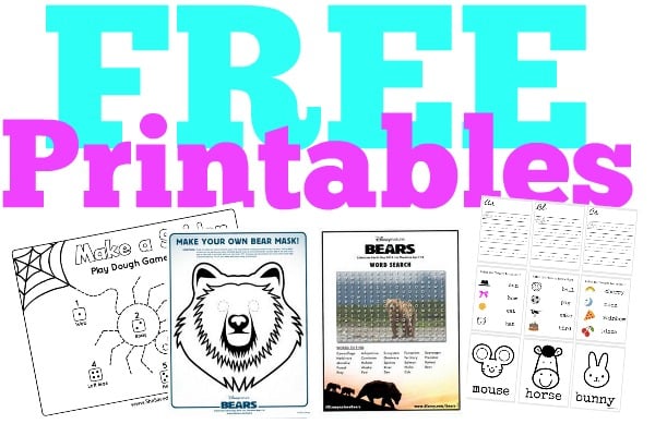 FREE Printables for kids