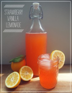 strawberry vanilla lemonade