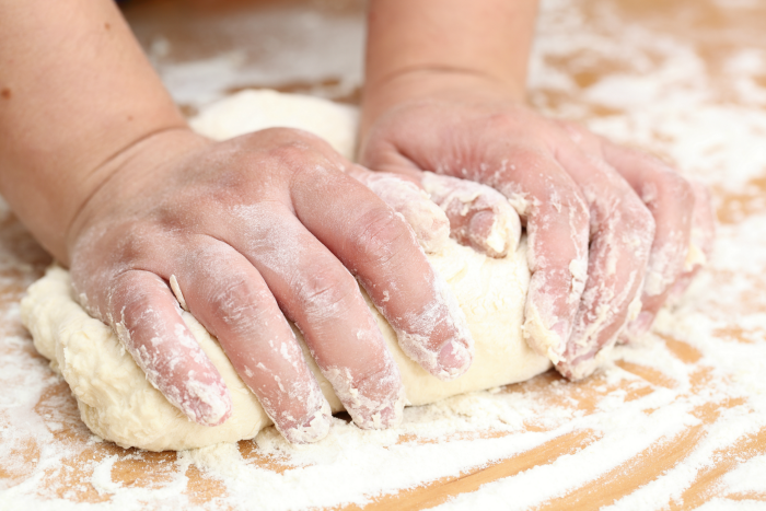 Making Homemade bread