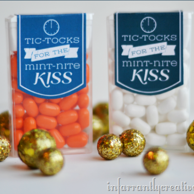 New Years Eve Printable Tic Tac Gift