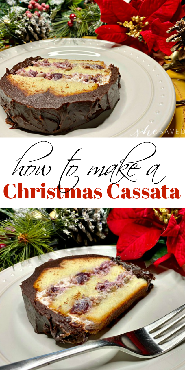 Learn how to make a Christmas Cassata with this easy recipe 