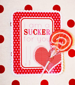 FREE Printable Valentine Sucker Card - SheSaved®