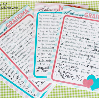 Mothers Day Questionnaire | Free Printable Download