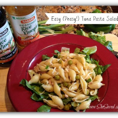 Easy (Peasy!) Tuna Pasta Salad Recipe