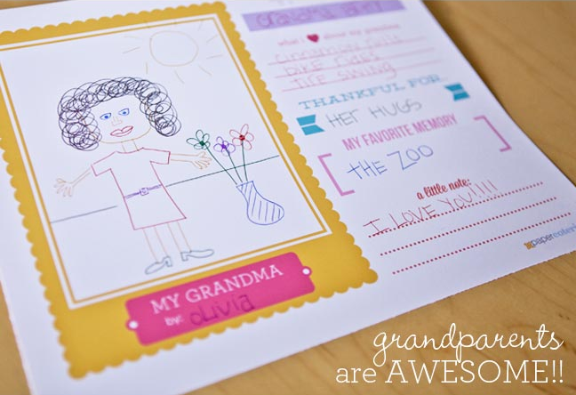 Free Grandparents Day Printable