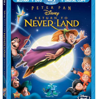 Peter Pan: Return to Never Land Blu-Ray DVD Review + Giveaway!!