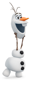 Disney Frozen:  FREE Olaf Snowman Printable