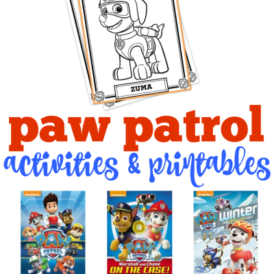 FREE Paw Patrol Printable Activities