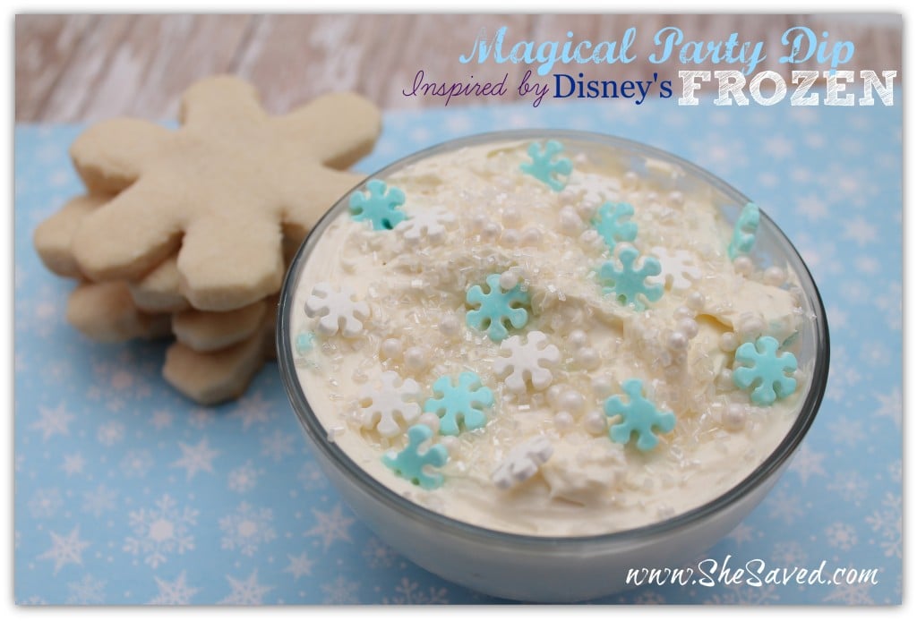 Frozen Magical Party Dip by She Saved