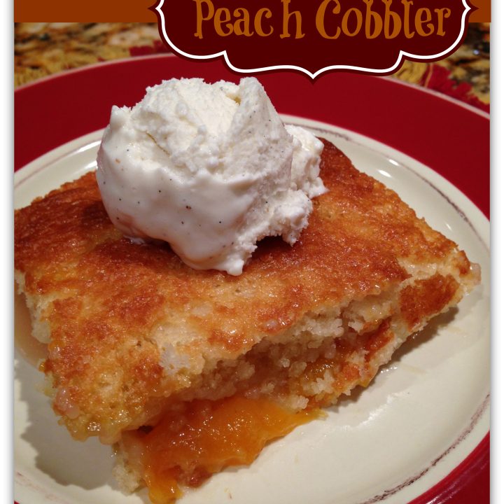 Easier Than Pie Peach Cobbler Recipe