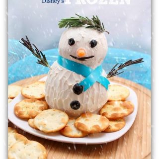 Snowman Cheese Ball as Inspired by Disney’s Frozen Movie