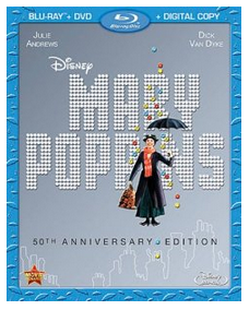 Mary Poppins Celebrates 50 Years DVD Blu-ray Combo Pack Review + Giveaway #DisneyFrozenEvent