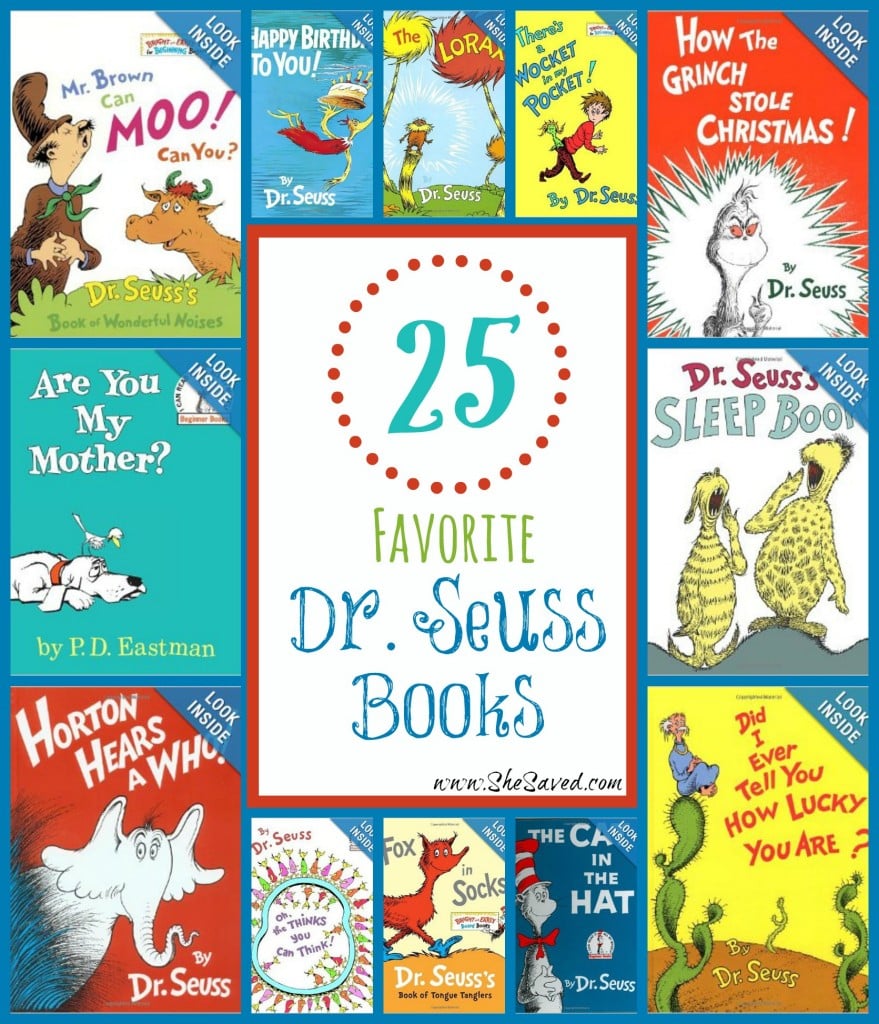 25 Favorite Dr. Seuss Books