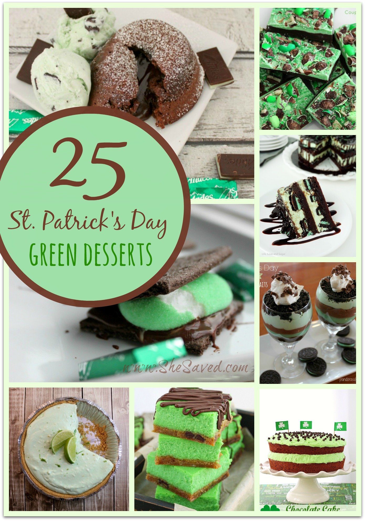 25 St. Patrick’s Day Green Desserts