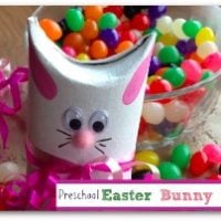 Toilet Paper Roll Craft: Easter Bunny