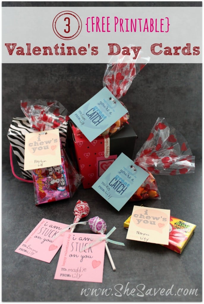 Free printable Valentine's Day Cards