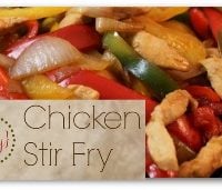 Easy Chicken Stir Fry Recipe