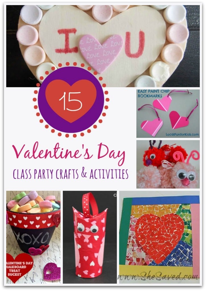 Valentine's Day Class Party Crafts and Activities