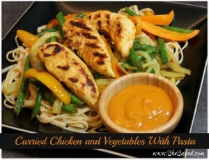 Curried Chicken and Vegetables With Pasta