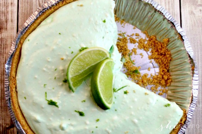 Easy Key Lime Pie from She Saved