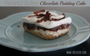 Peanut Butter Chocolate Pudding Cake