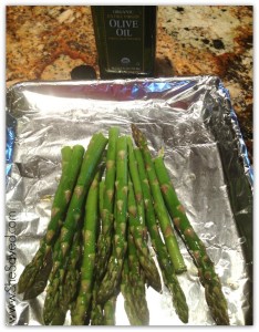 Baked Asparagus Process