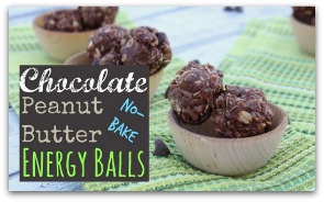 Chocolate Peanut Butter No-Bake Energy Balls