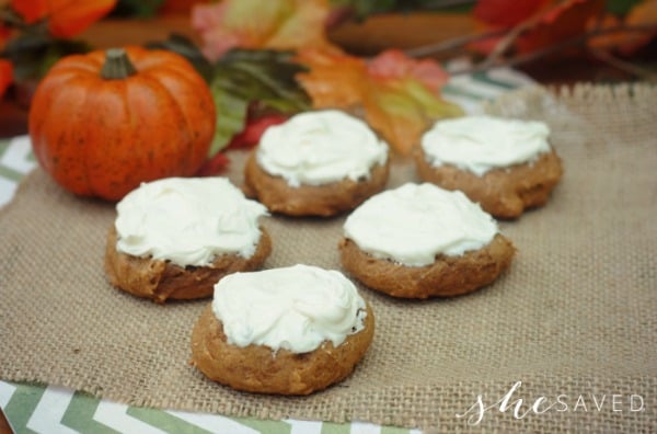 Easy Pumpkin Spice Cookies Recipe with Cream Cheese Frosting