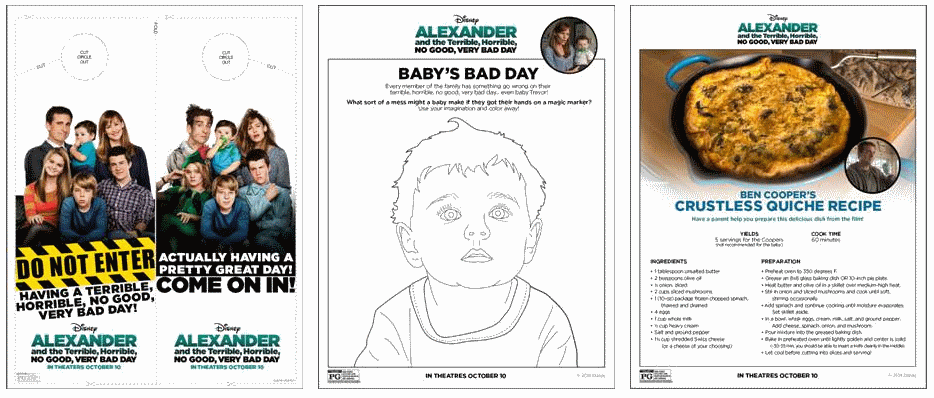 Very Bad Day Printables