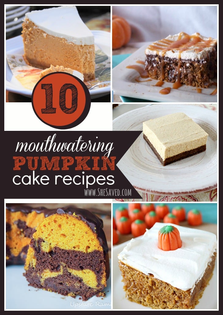 10 Mouthwatering Pumpkin Cake Recipes