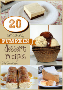 20 Amazing Pumpkin Dessert Recipes