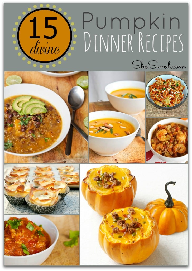 15 Divine Pumpkin Dinner Recipes