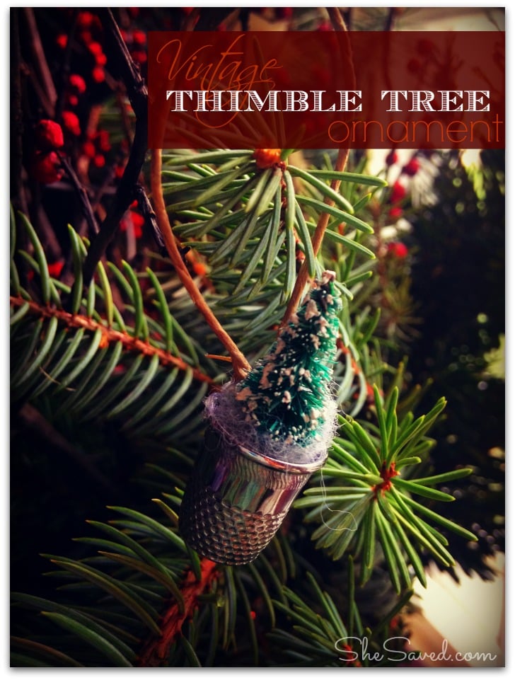 Thimble Tree ornament