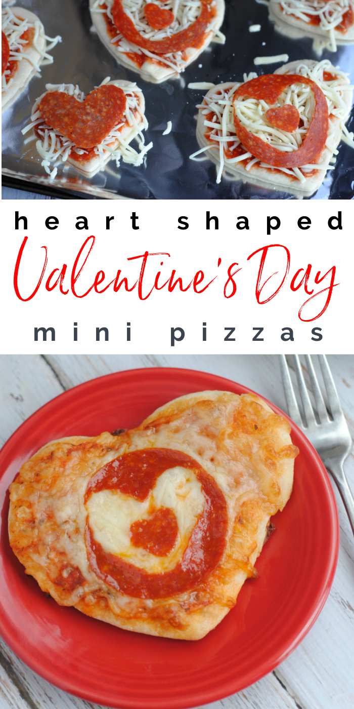 How to Make Heart Shaped Mini Pizzas for Valentine's Day Lunch or Dinner