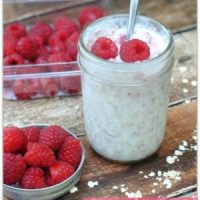 Raspberry Overnight Oatmeal Recipe
