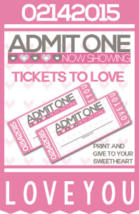 Ticket to Love Coupon