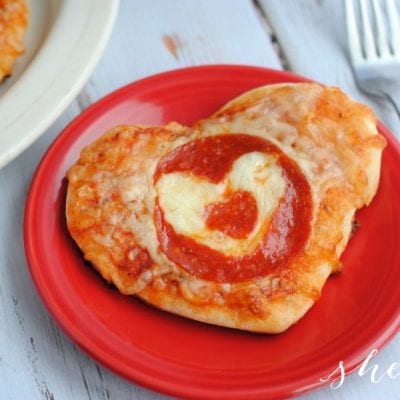 Valentine's Day Heart Shaped Pizza Recipe