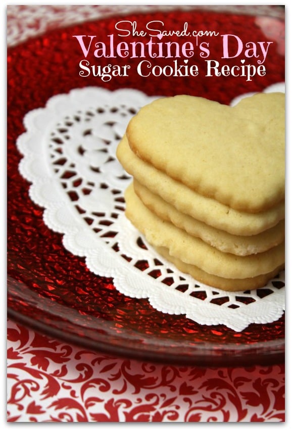 Looking for the perfect Valentines Day Sugar Cookie recipe? Look no more, this sugar cookie recipe is the best I've found!