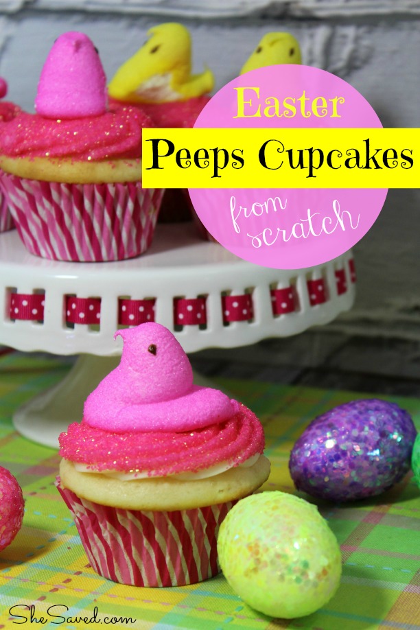 Easter Peep Cupcakes
