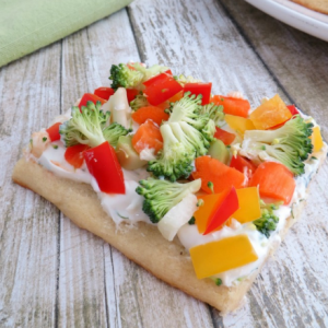Easy Veggie Pizza Appetizer Recipe