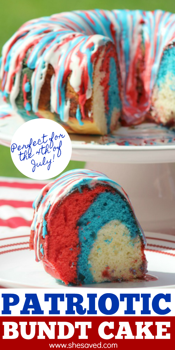 4th of July Patriotic Bundt Cake Recipe