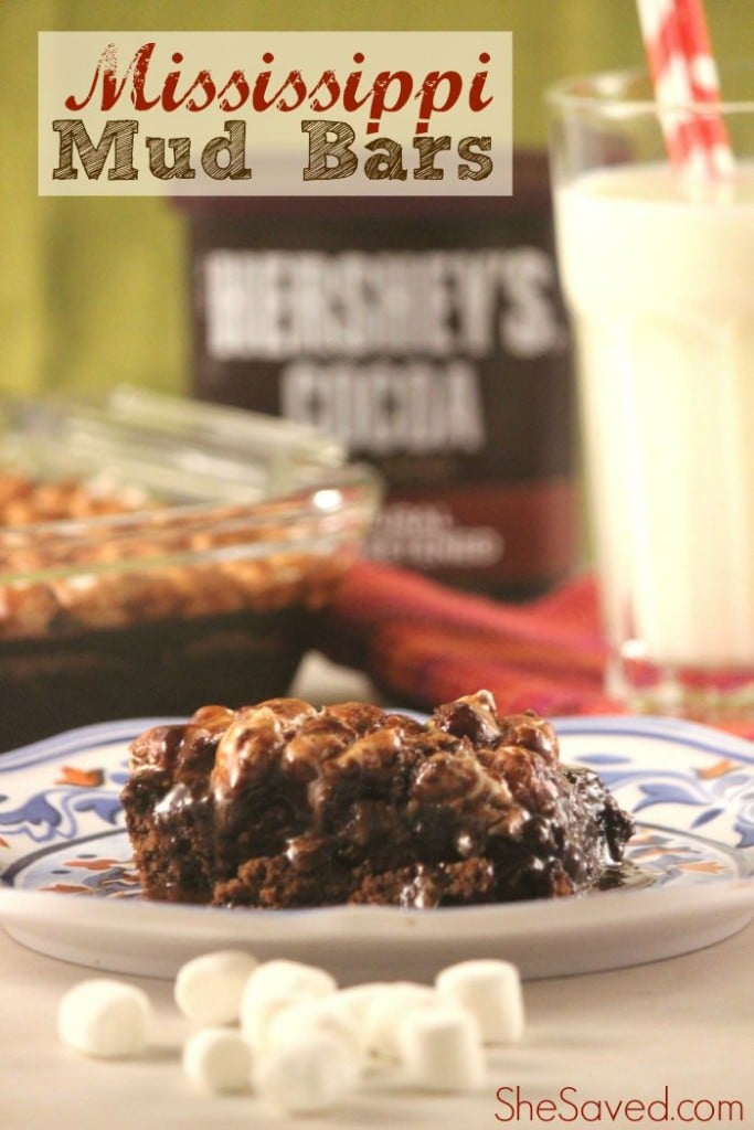 These Mississippi Mud Bars are and easy and delicious treat! Pin them for the next time your sweet tooth comes calling!